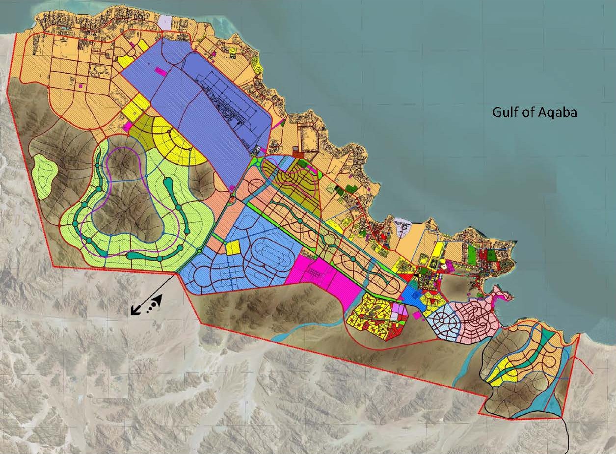 The Structure Urban Plan for city of Sharm El-Sheikh